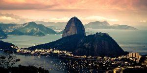 Nét đẹp huyền ảo giữa khung trời hoàng hôn của thành phố Rio de Janeiro