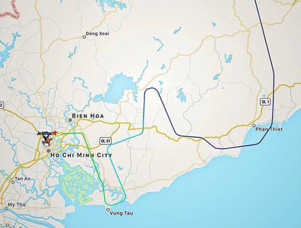 Hành trình lòng vòng từ Hà Nội đến TP.HCM vì chậm chuyến mà Quang Đạt từng bay.