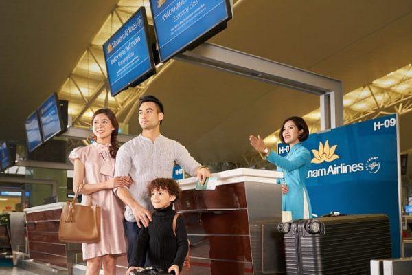 Từ 15/06/2019, Vietnam Airlines chính thức mở quầy làm thủ tục ưu tiên Family Check-in tại các sân bay nội địa