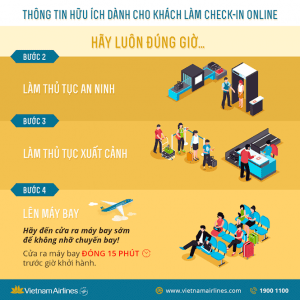 Check in online tiết kiệm 30p làm thủ tục tại sân bay