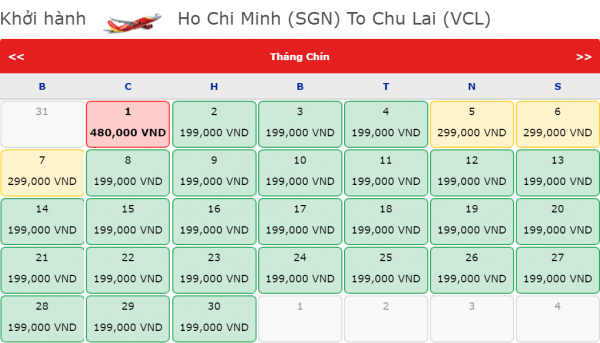 Khám phá Chu Lai cùng Vietjet Air giá chỉ từ 199k