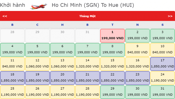 Vietjet Air mở bán vé máy bay tết 2020 đến Huế