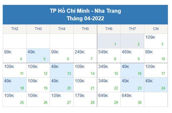 Vé máy bay đi Nha Trang giá chỉ từ 49k của VietJet